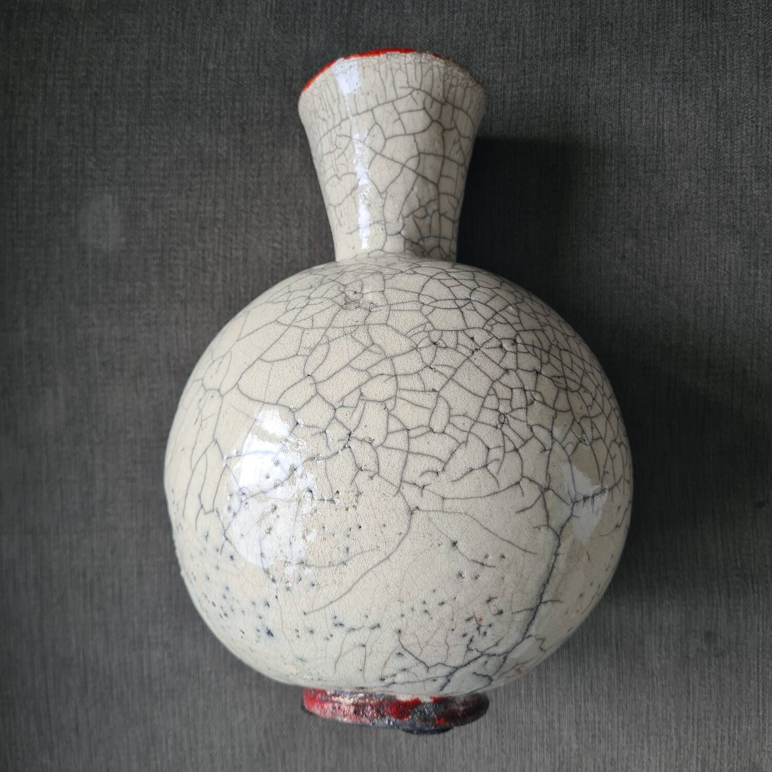 Raku vase