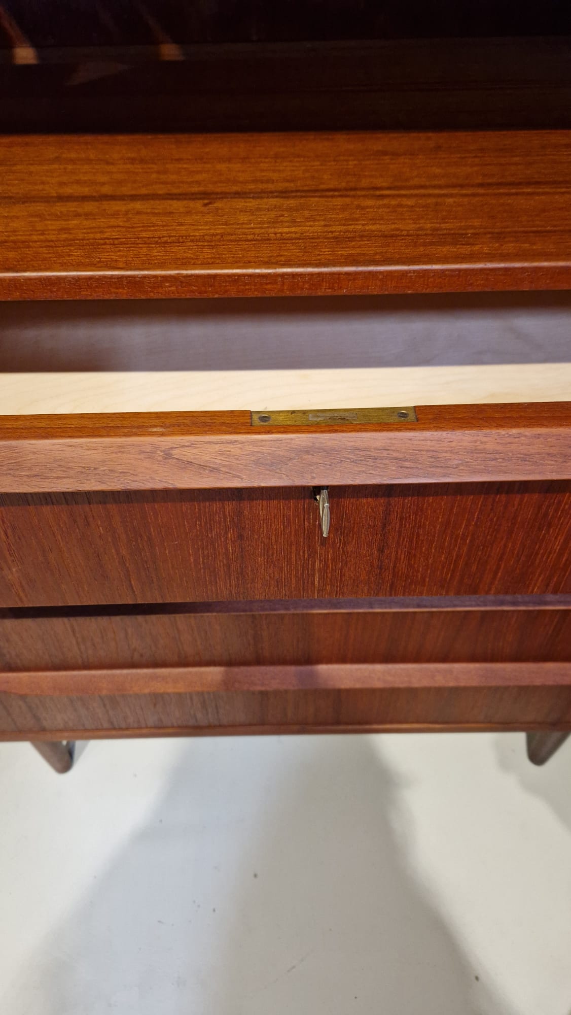 Danish design chest of drawers in teak