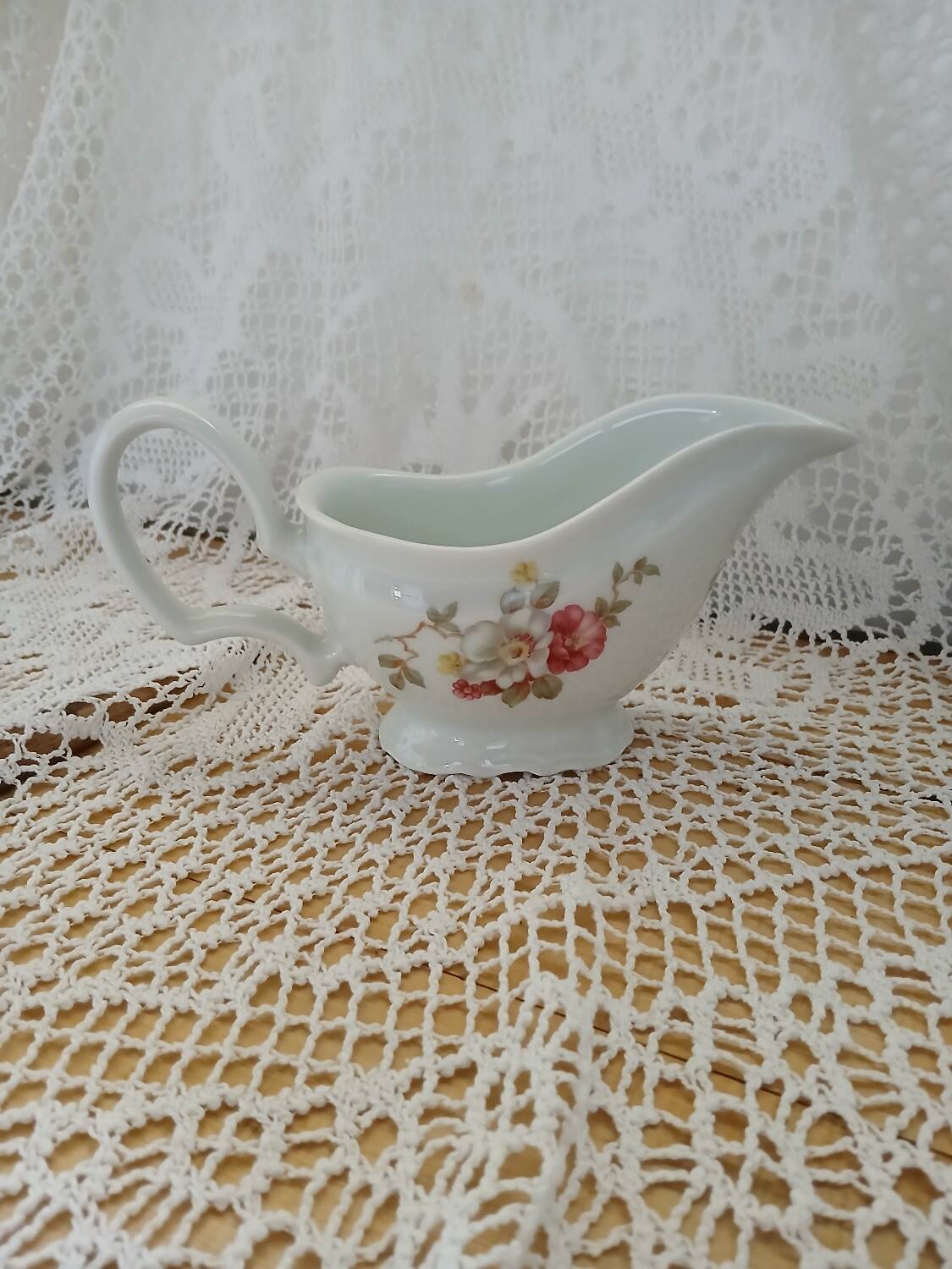 Antique porcelain sauceboat