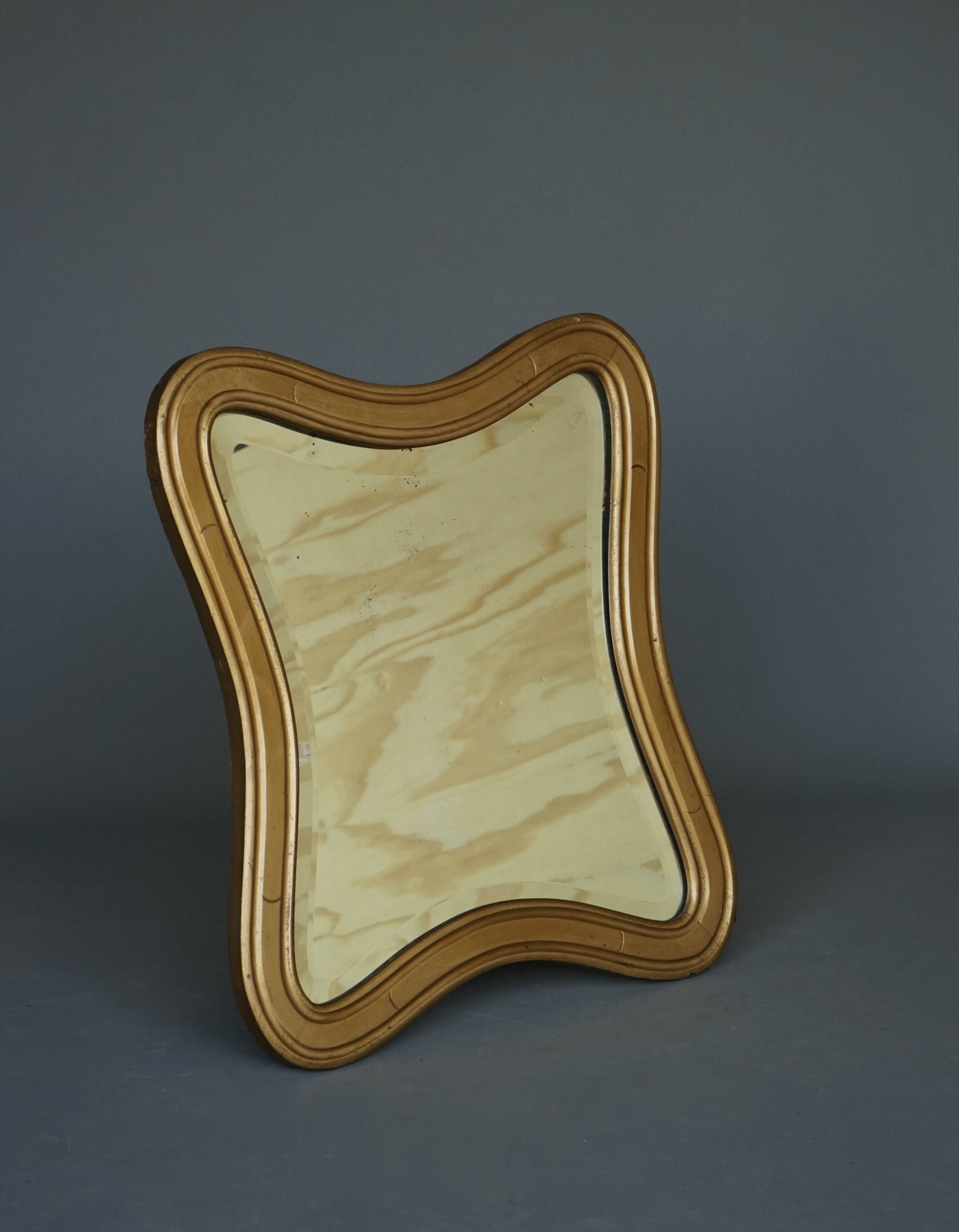 Art Deco Biomorphic Organic Mirror, 1920s