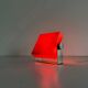 Orange Pop Art ambient night lamp in plexiglass by Uwe Mersch Design, 1970s, Germany.