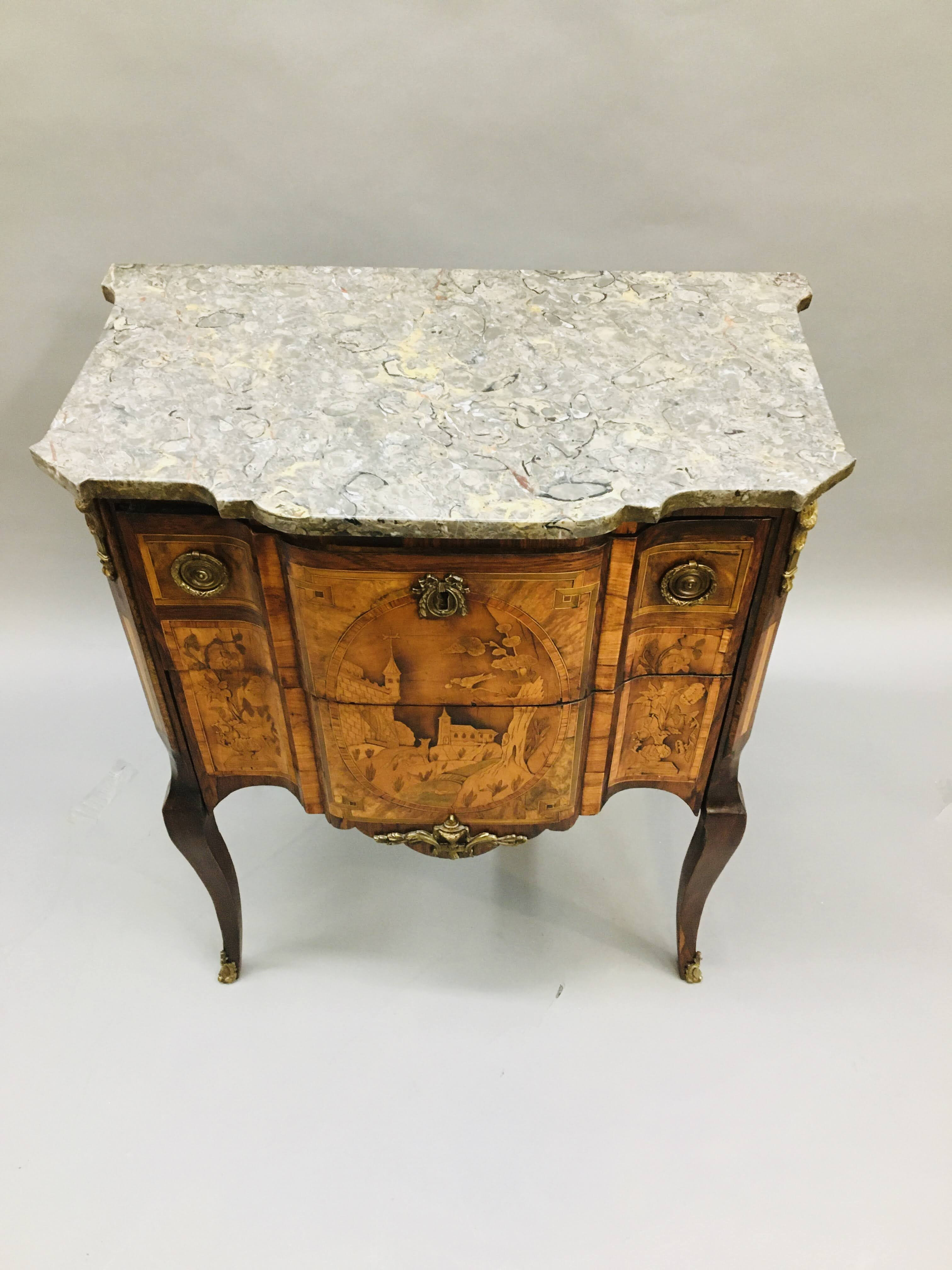 French Small Chest Of Drawers