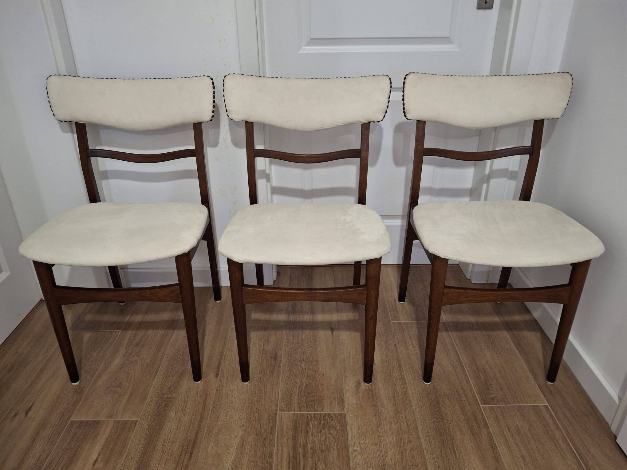 Set of three chairs, Denmark, 1960s