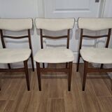 Set of three chairs, Denmark, 1960s
