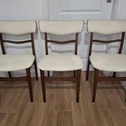 Set of three chairs, Denmark, 1960s
