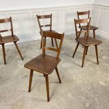 5 Schneck chairs from the 1950s