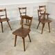5 Schneck chairs from the 1950s