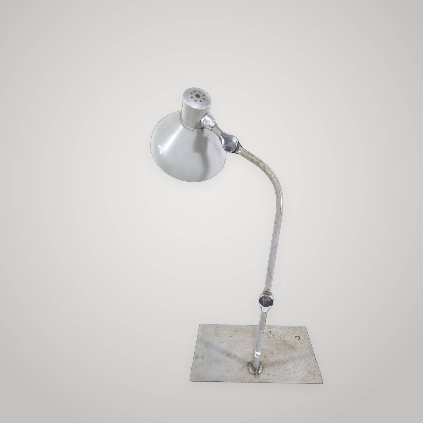 Vintage JUMO GS4 Table Lamp - Administration Workshop Office Perriand Ba
