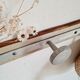 Old coat rack wood and metal
