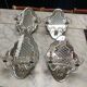 Venetian wall lights with Baccarat crystal mirror.