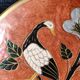 Assiette cloisonnée en laiton émaillé - India