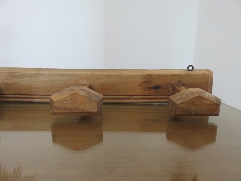 Wabi sabi coat rack 4 patères 40 50