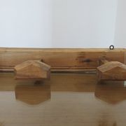Porte manteau wabi sabi 4 patères années 40 50