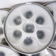 6 oyster plates Moulin des Loups and Orchies 210371