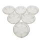 Vintage Art Deco dessert plates, 1930s, set of 6