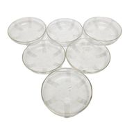 Vintage Art Deco dessert plates, 1930s, set of 6