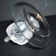 Lalique ring dish bird swan in frosted crystal and signed