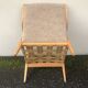 Scandinavian style armchairs blond wood 60s