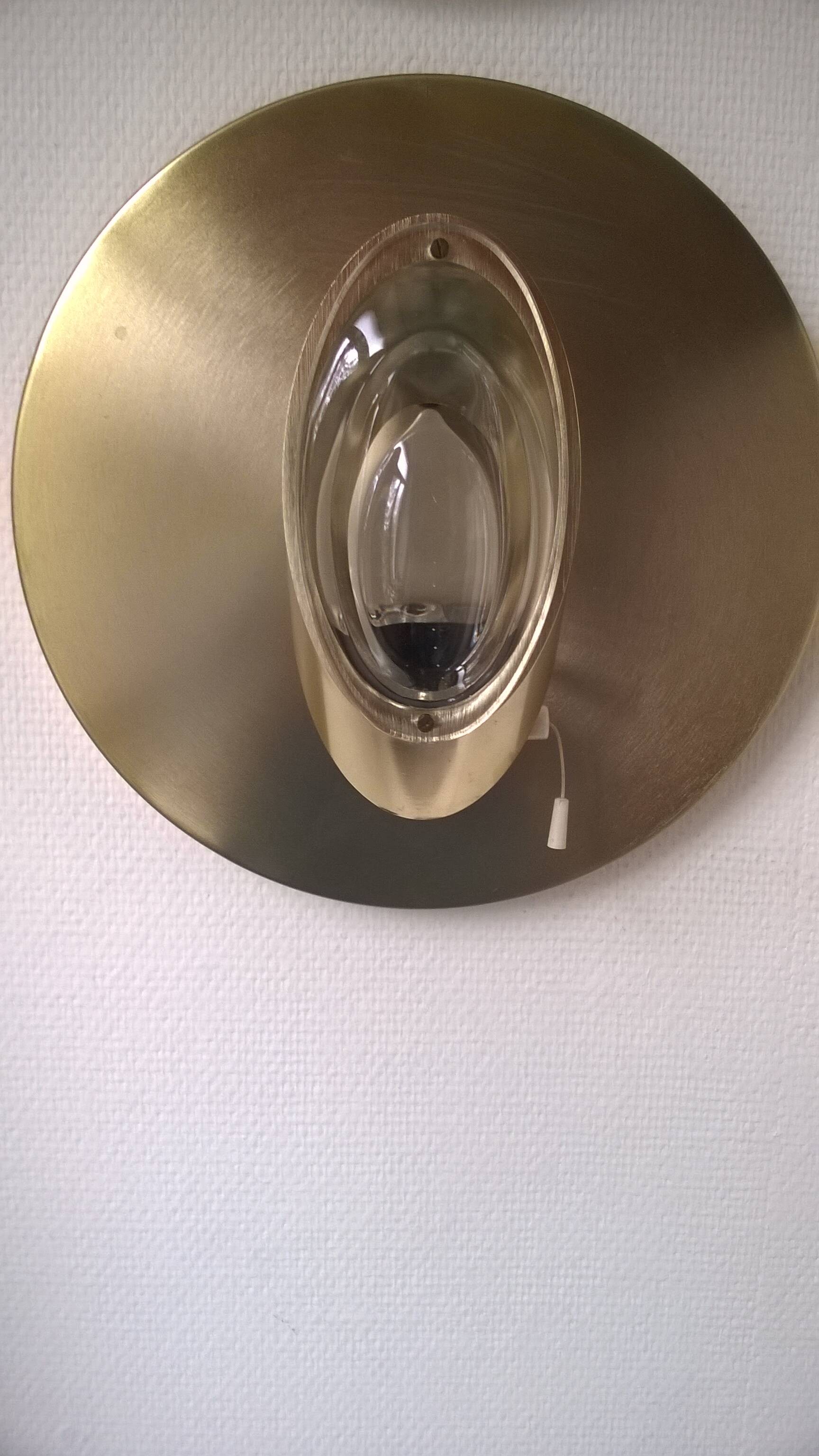 Pair of wall lights by Oscar Torlasco 1970