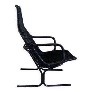 Chaise longue en rotin - van