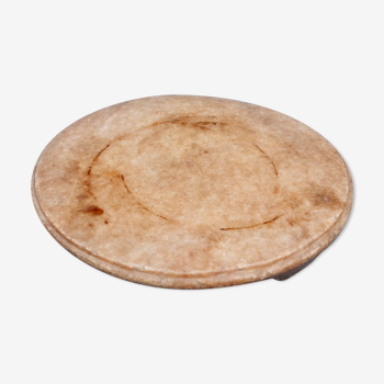 Antique Round Marble Bread Board