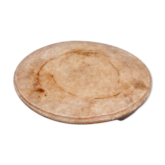 Antique Round Marble Bread Board