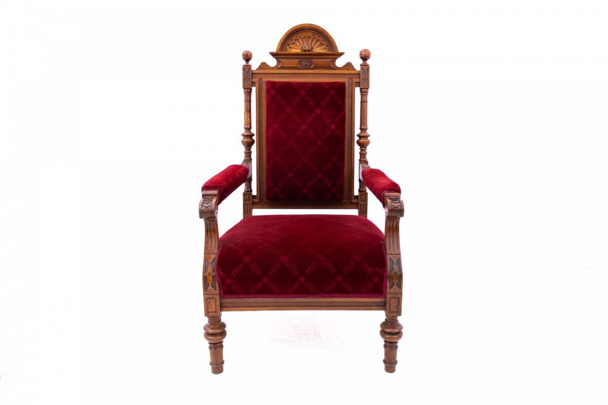 Eclectic armchair, France, circa 1880