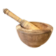 Wooden mortar