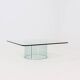 Italian Modern Glass Coffee Table by Gallotti & Radice 1970s