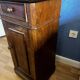 Walnut bedside table in Louis Philippe style