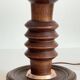Pair of vintage wooden lamps