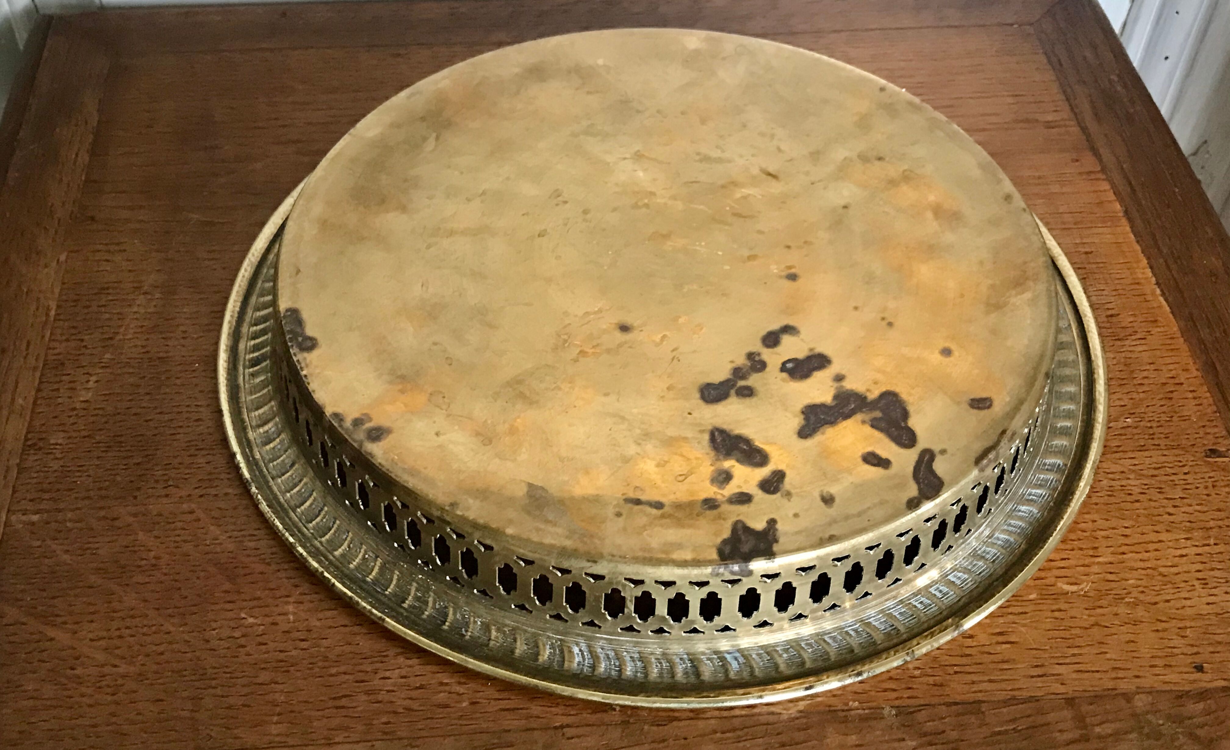 Empty brass pocket circa 1900