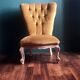 Vintage padded toad armchair