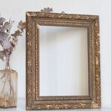 Old frame with gilded moldings