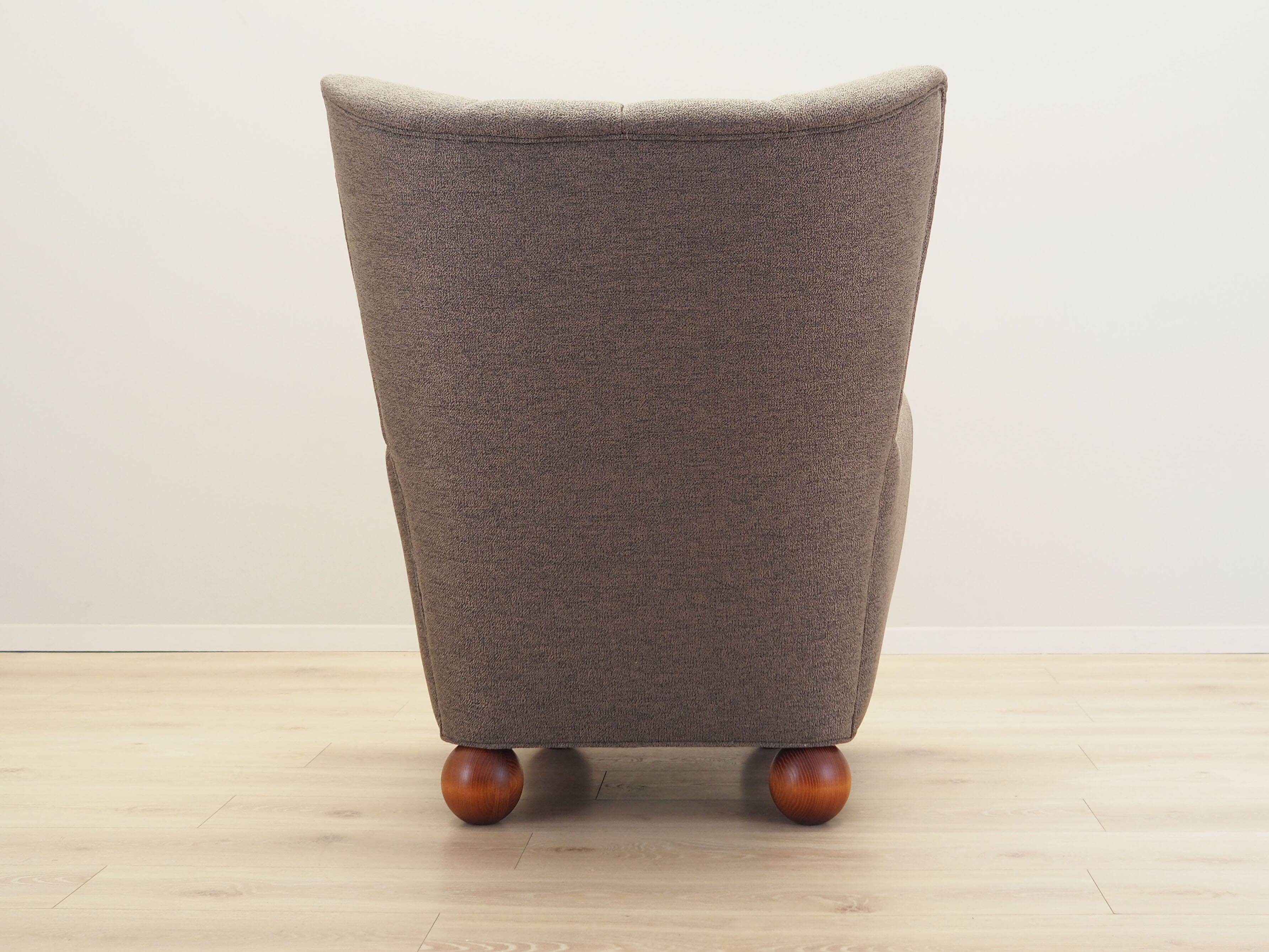 Fauteuil lounge, design scandinave, production : Danemark