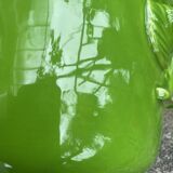 Cache-pot vert vernissé