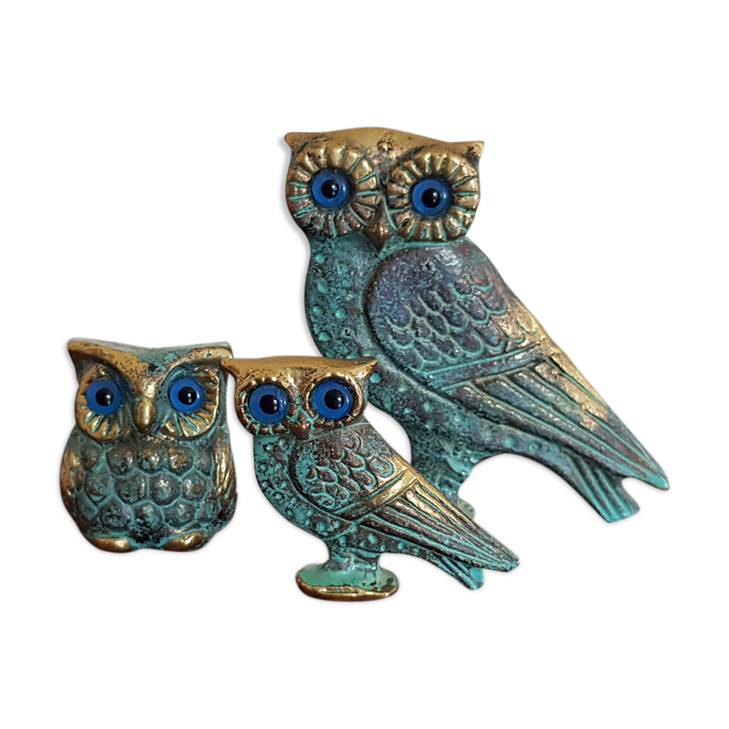Enamelled owls