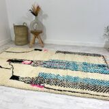 Handmade Moroccan Berber carpet 253 x 155 CM