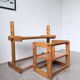 Bureau et chaise enfant pin Bauhaus