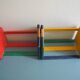 Pierre Sala vintage deco pencil bookends 80s bookends shelf