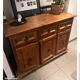 Wooden sideboard