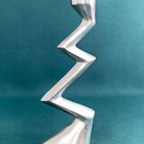 Matthew Hilton Zig Zag & Swan aluminium candle holders