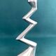 Matthew Hilton Zig Zag & Swan aluminium candle holders