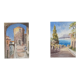 Paintings during watercolors around 1911 signed Views of Marseille