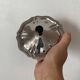 Vintage stainless steel sugar bowl