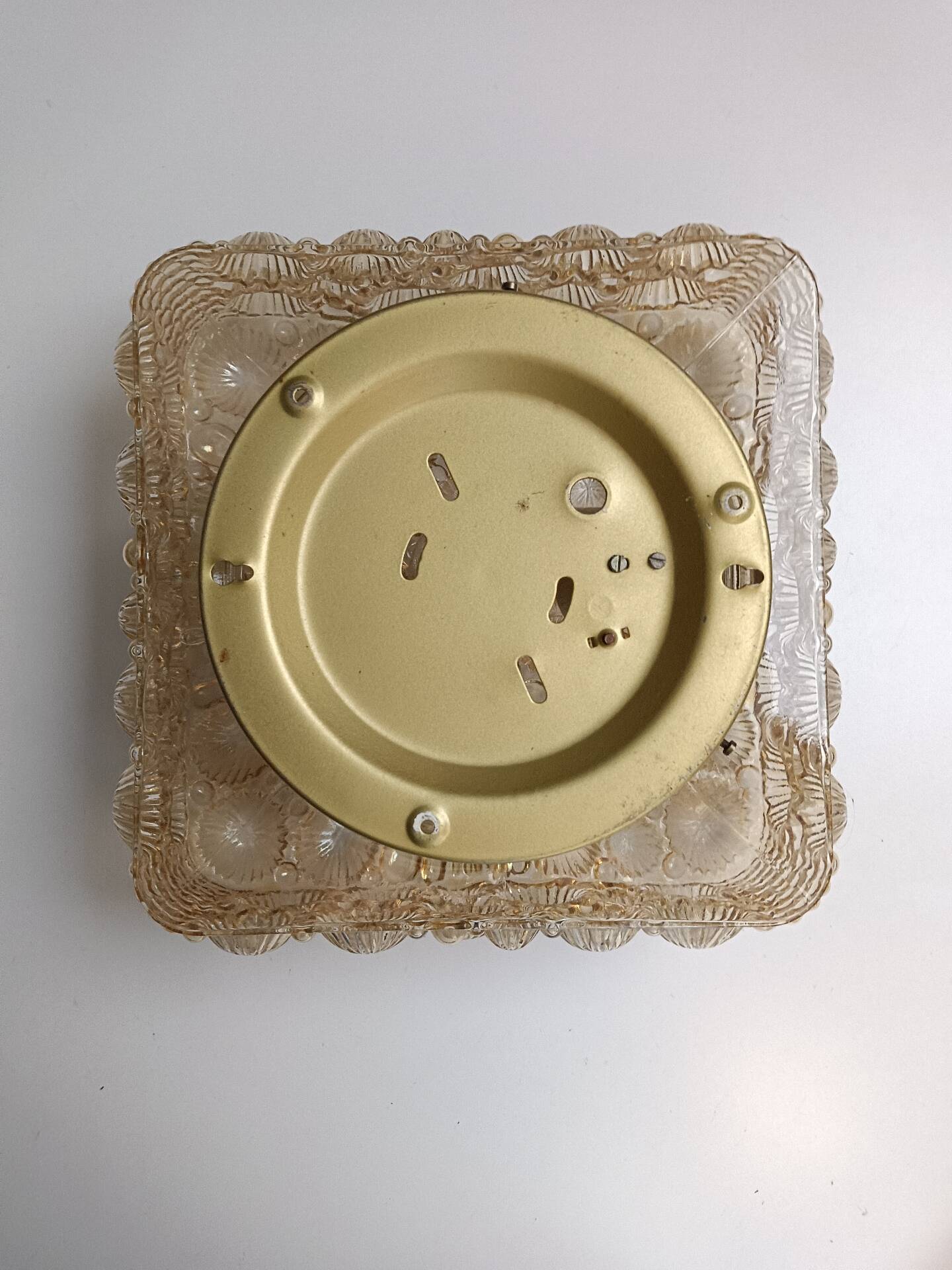 Luminaire verre et support à électrifier
