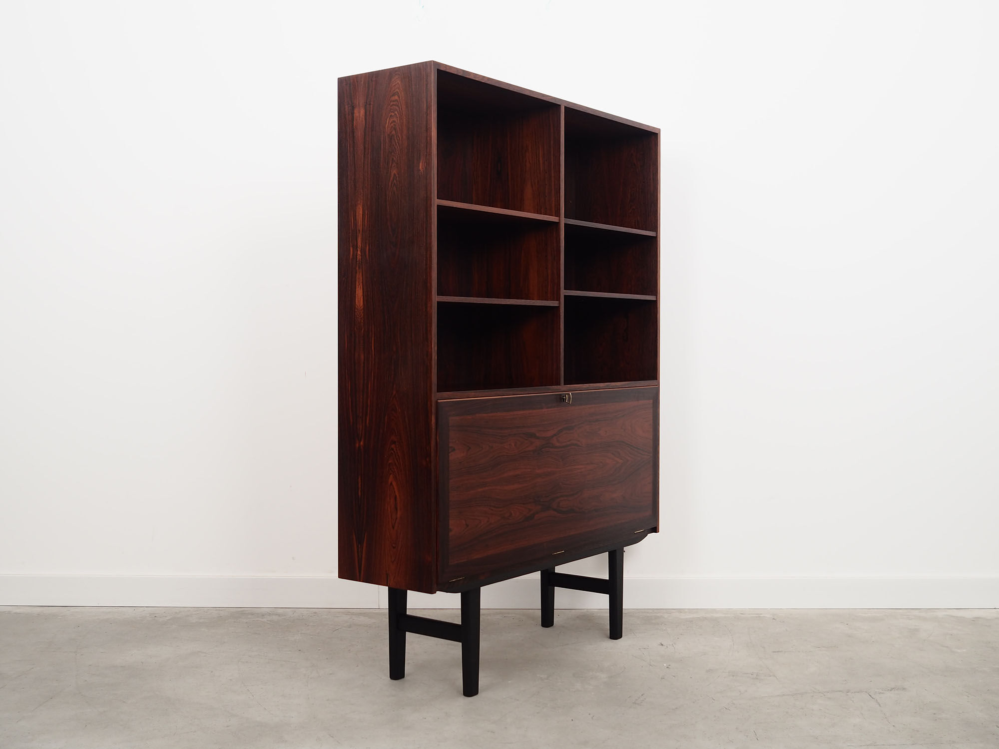 Rosewood bookcase, Danish design, 1960s, designer Carlo Jensen, manufacturer Hundevad