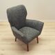 Fauteuil gris, design italien, années 1970, production : Italie