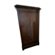 Vintage mahogany wardrobe with large low drawer