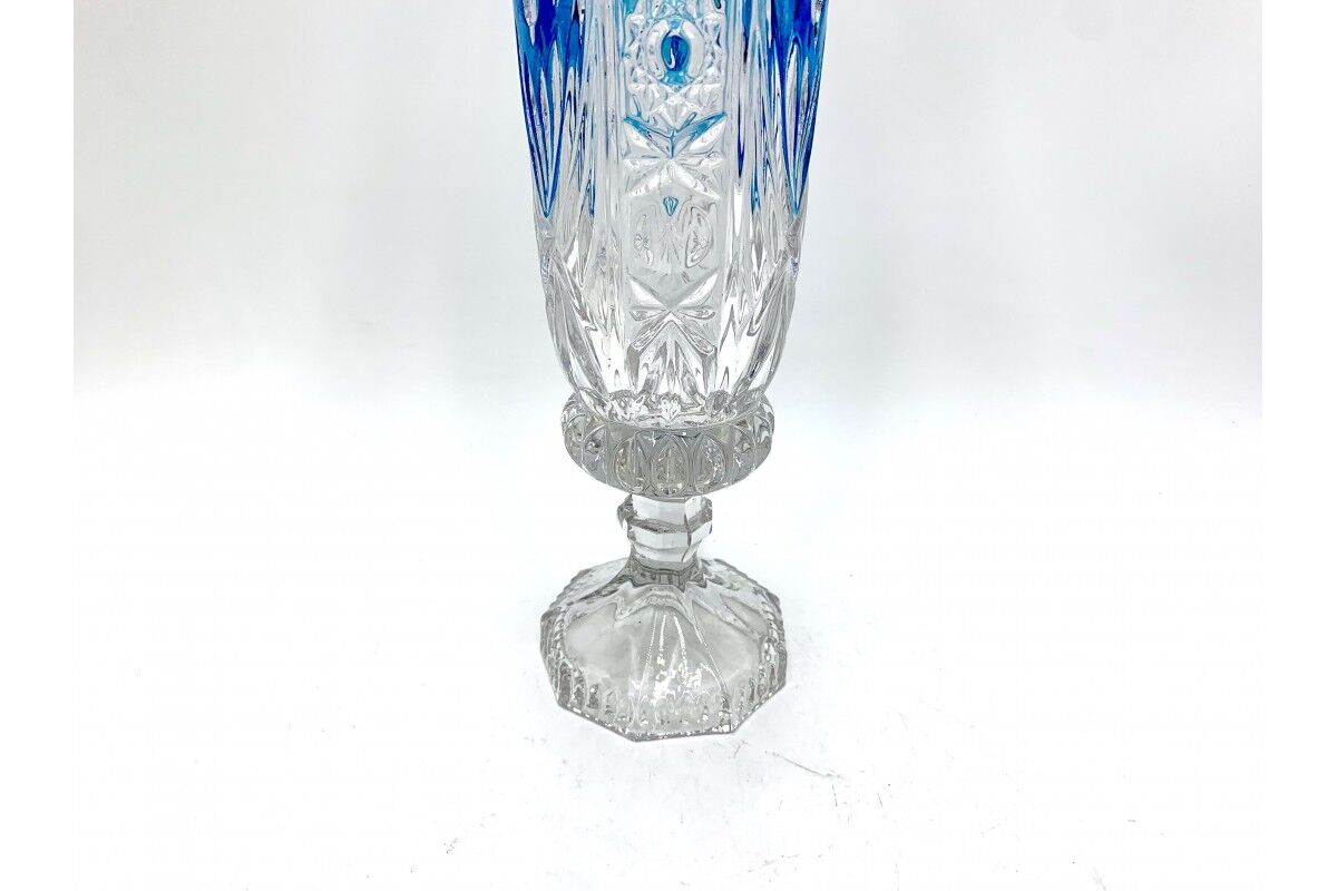 A glass vase, Huta Anna, Germany, 1970s